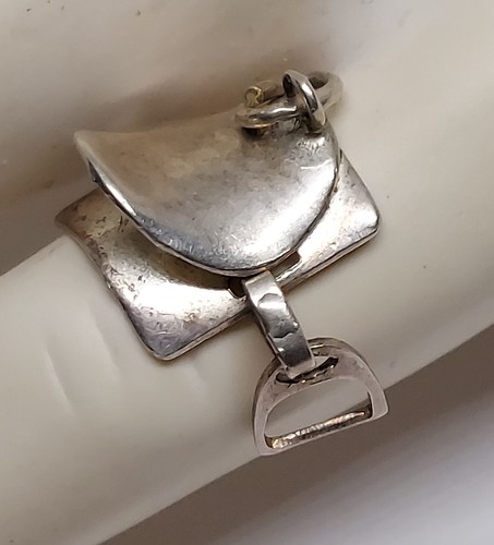 Vintage sterling silver charm - silver,