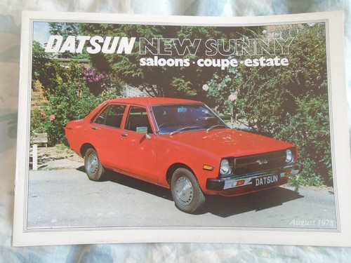 Datsun sunny range brochure - sunny,