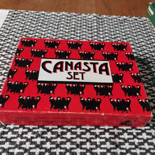 Vintage canasta set double - set,