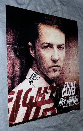 Edward norton signed 11x14 - edward,