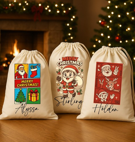 Personalised santa sack - personalised,