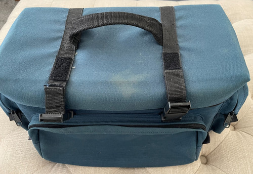 Vintage padded camera shoulder - padded,