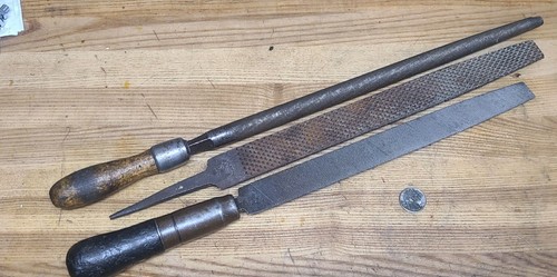 Vintage files handles - vintage, 14"