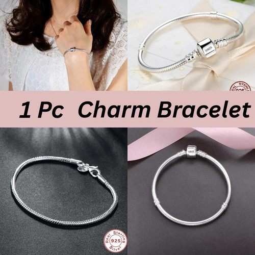 925 sterling silver - silver, charm