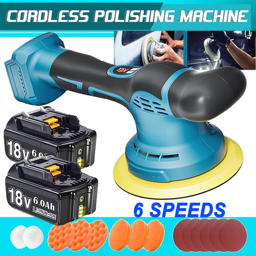 Cordless car polisher buffer - car,