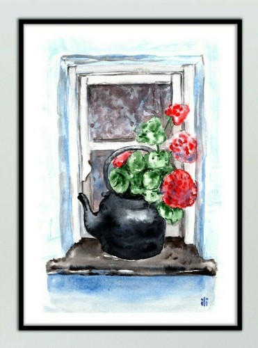 Watercolour irish cottage - watercolour,