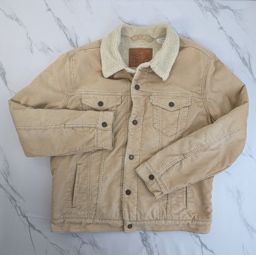 Levi men corduroy - men, sherpa