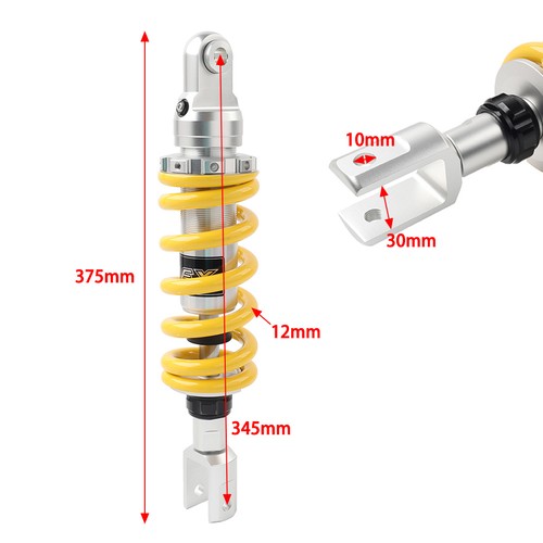 Gold 27mm clevis 345mm rear - gold,