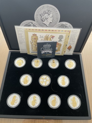 Queens beasts coins full - queens, set