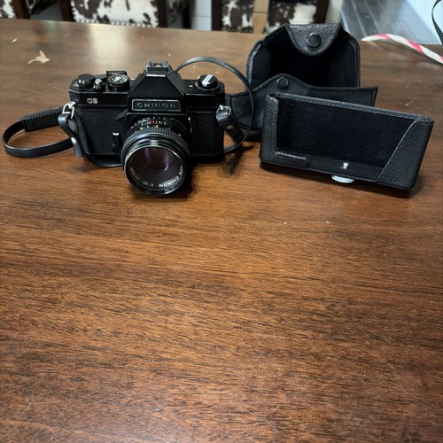 Chinon film camera with - cs,