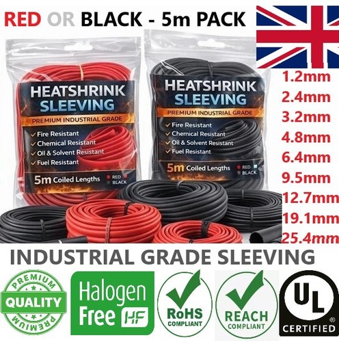 Heat shrink tube red - red, or