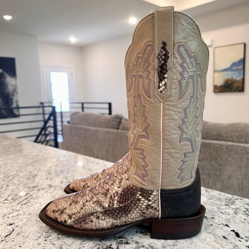 Lucchese python boots b - python,