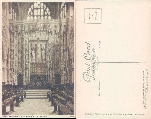 The reredos winchester - the,