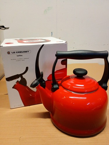 Creuset red black enamel - le, red/black