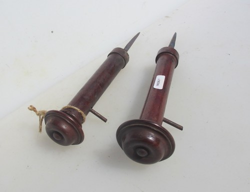 Antique wooden curtain pole - curtain,