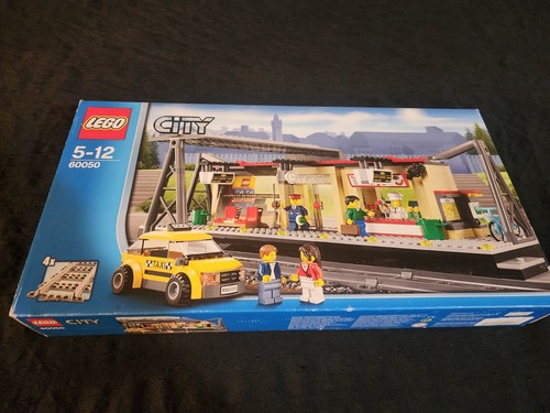 Lego city train station - city,