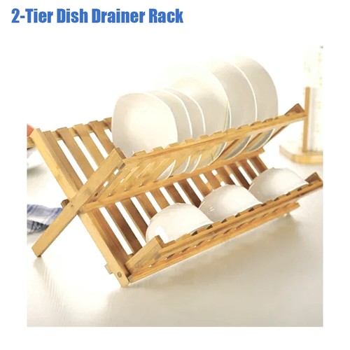 Folding dish drainer - folding,