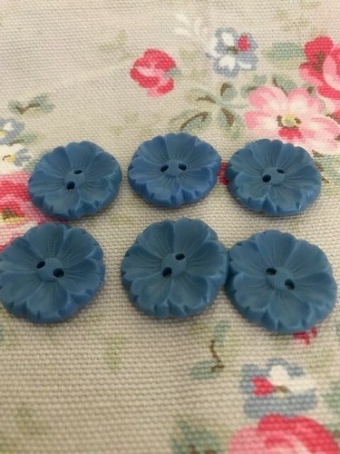Blue flower vintage - blue,