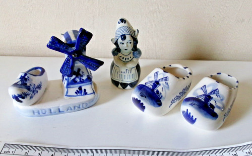 Small vintage blue white - vintage,