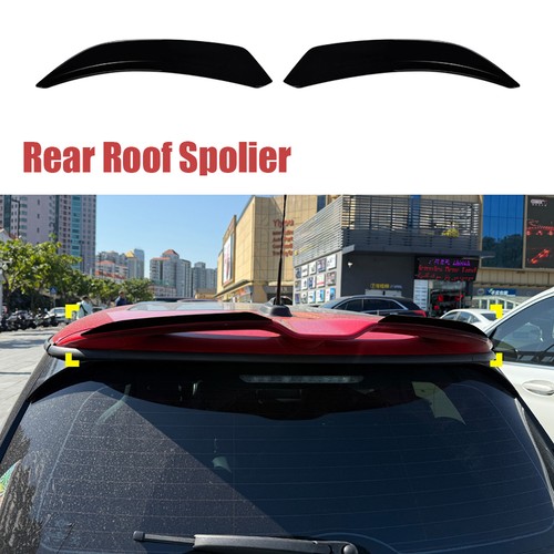Glossy black rear roof - glossy, spoiler