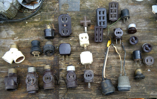 Vintage antique electrical - 25,