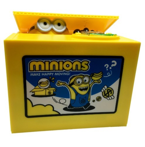 Minions piggy bank automatic