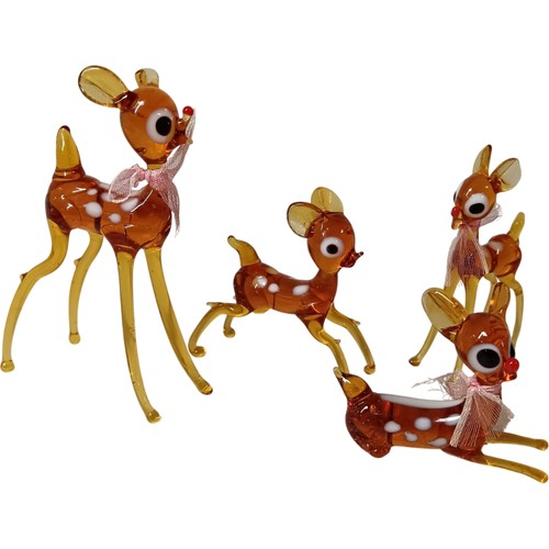 Handcrafted glass deer - handcrafted,