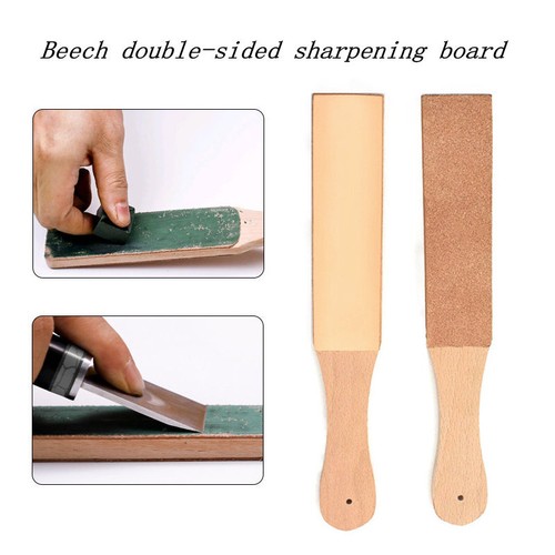 Double sided leather strop - sided,