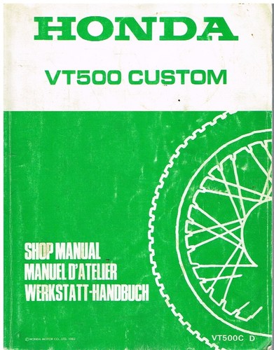 Honda vt500 custom original - honda,