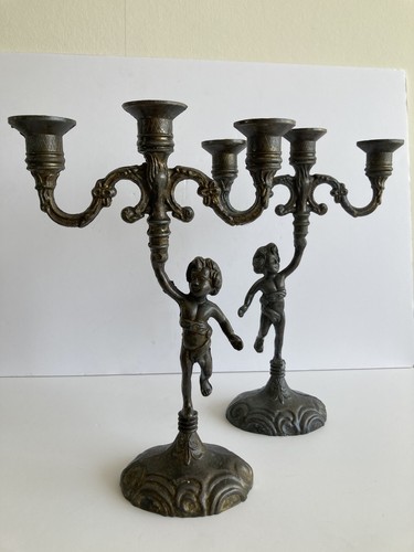 Pair vintage french chateau - of,