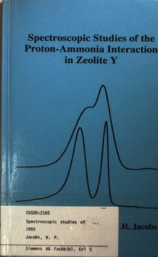 Spectroscopic studies the - studies, of