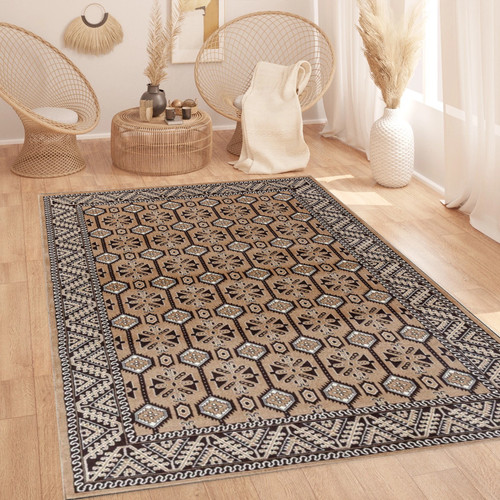 Traditional area rug - rug, living