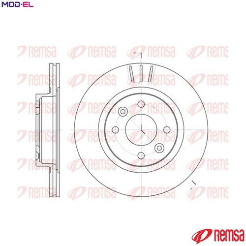 Brake disc 6204 - 6204.10, for