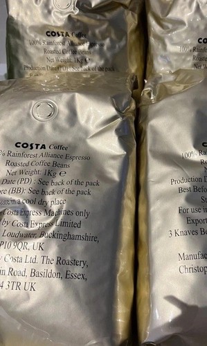 Costa coffee beans 1kg new - beans,