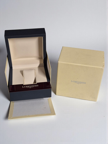 Longines watch box modern blue - watch,