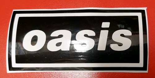 Oasis logo band vinyl sticker - oasis,