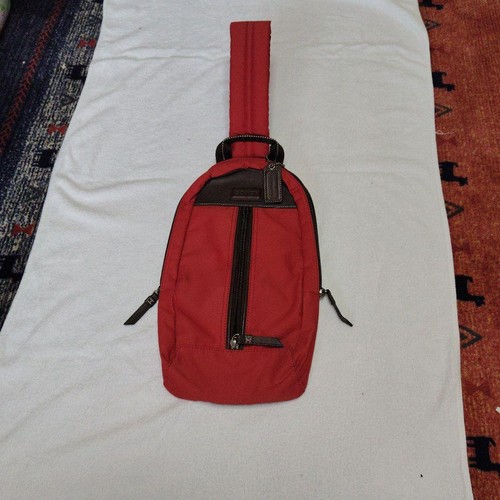 Coach red body sling - coach,