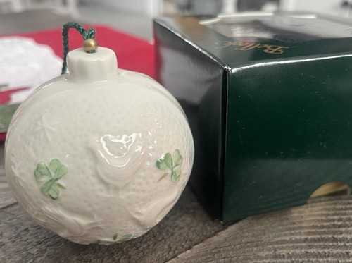 Belleek christmas ornament - belleek, ~