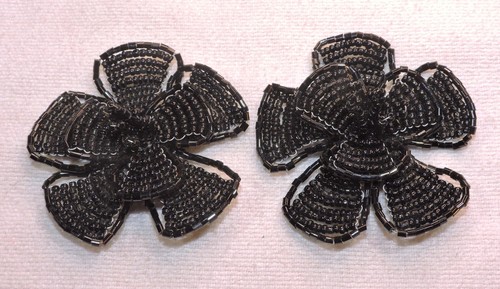 Vintage flower shoe clips - flower,