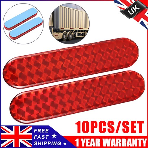 10pc red reflective safety - 10pc,