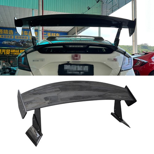 Carbon fiber trunk wings - carbon,