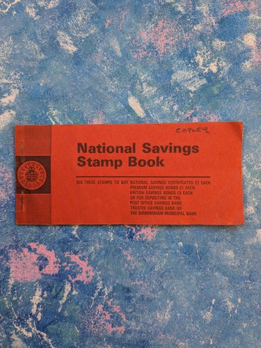 National savings stamp book - national,