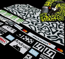 Motorsport helmet sticker set - motorsport,