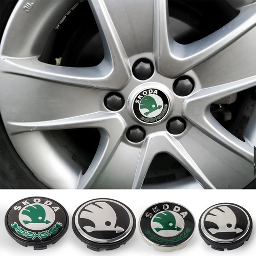 Skodas alloy wheel hub - skodas, centre