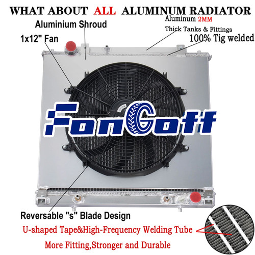 Row radiator shroud fan fits - row,