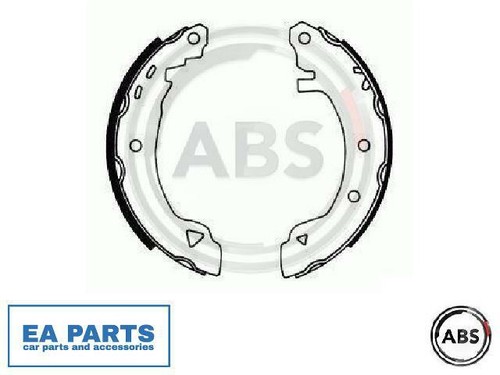 Brake shoe set for alfa - brake, romeo