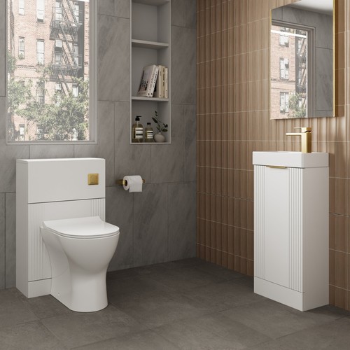 Deco cloakroom bathroom suite - cloakroom,
