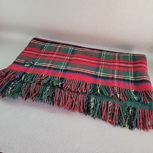 Vintage pure wool - wool, tartan