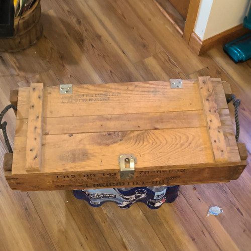 Wooden military surplus ammo - surplus,