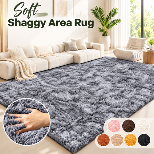 Fluffy rugs large shaggy - rugs,
